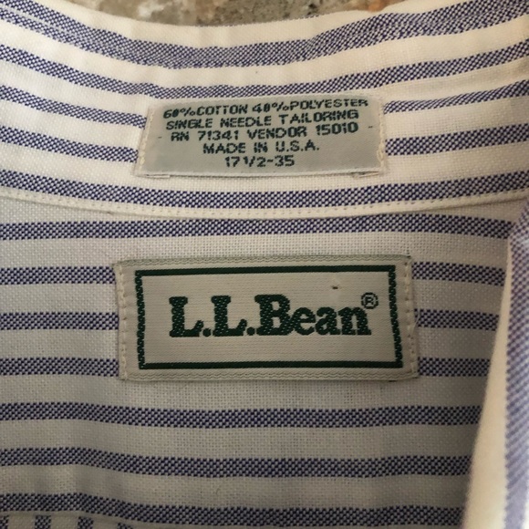 EUC LL Bean Dress Shirt - Picture 2 of 4